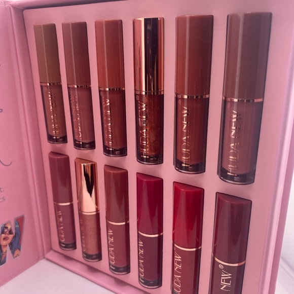 Karol G Bichota Huda New 12 Piece Mini Matte Liquid Lipstick set in Box - Picture 6 of 8